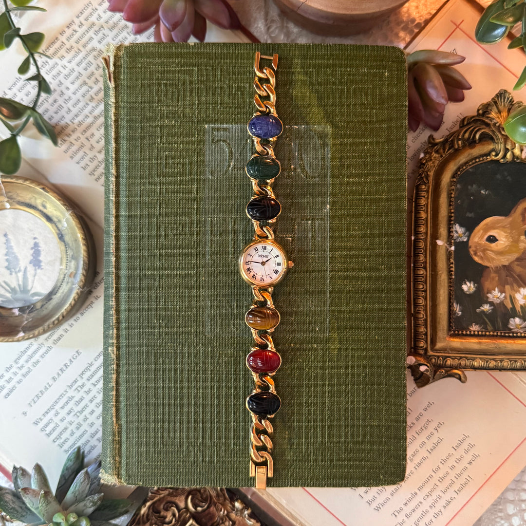 Gold Scarab Watch