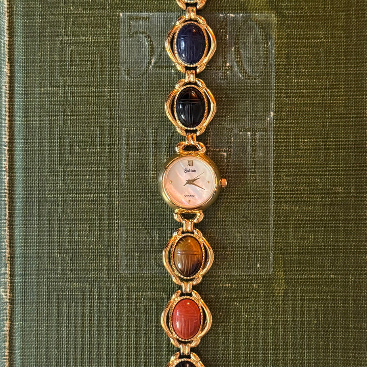 Gold Scarab Watch