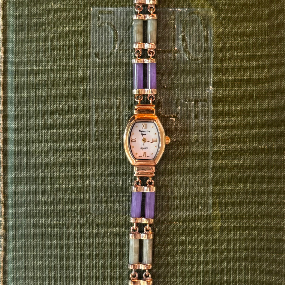 Gold Jade Watch