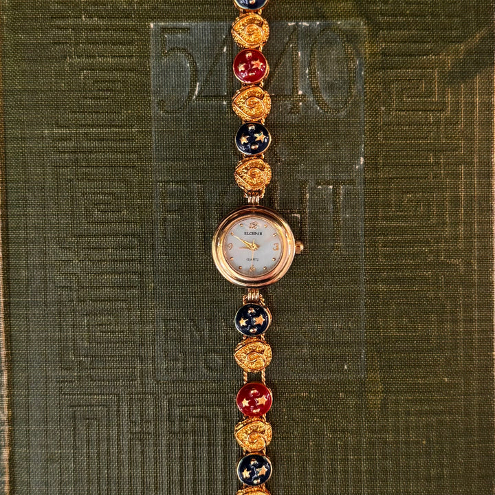 Repurposed Gold Star Charm Watch