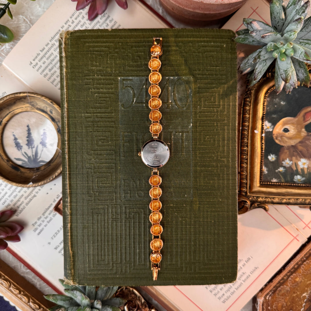 Repurposed Gold Star Charm Watch