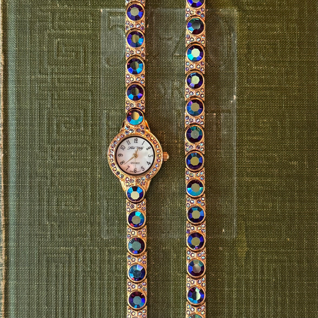 Gold Kirks Folly Watch with Matching Bracelet