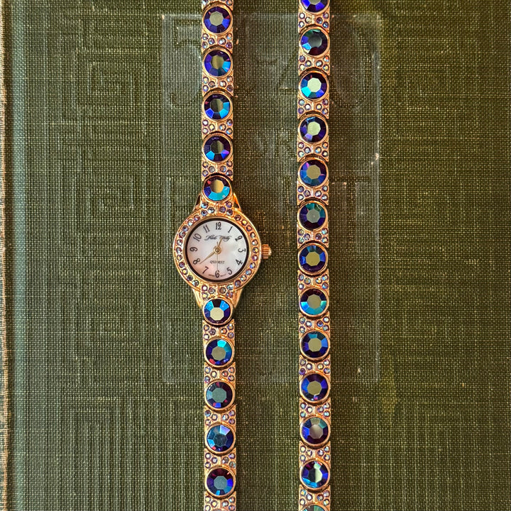 Gold Kirks Folly Watch with Matching Bracelet
