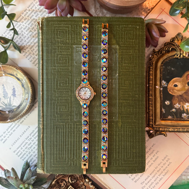 Gold Kirks Folly Watch with Matching Bracelet