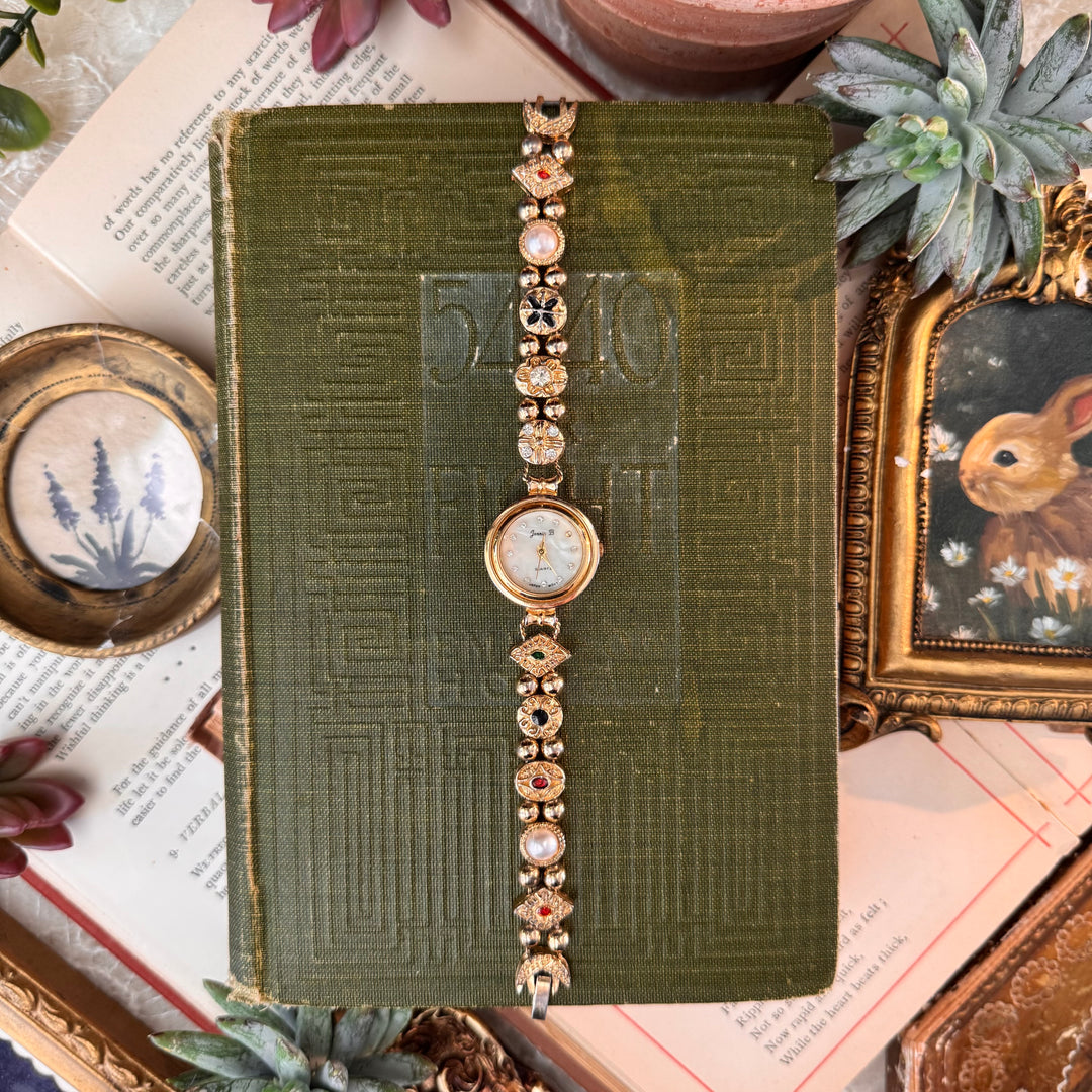 Gold Charm Watch