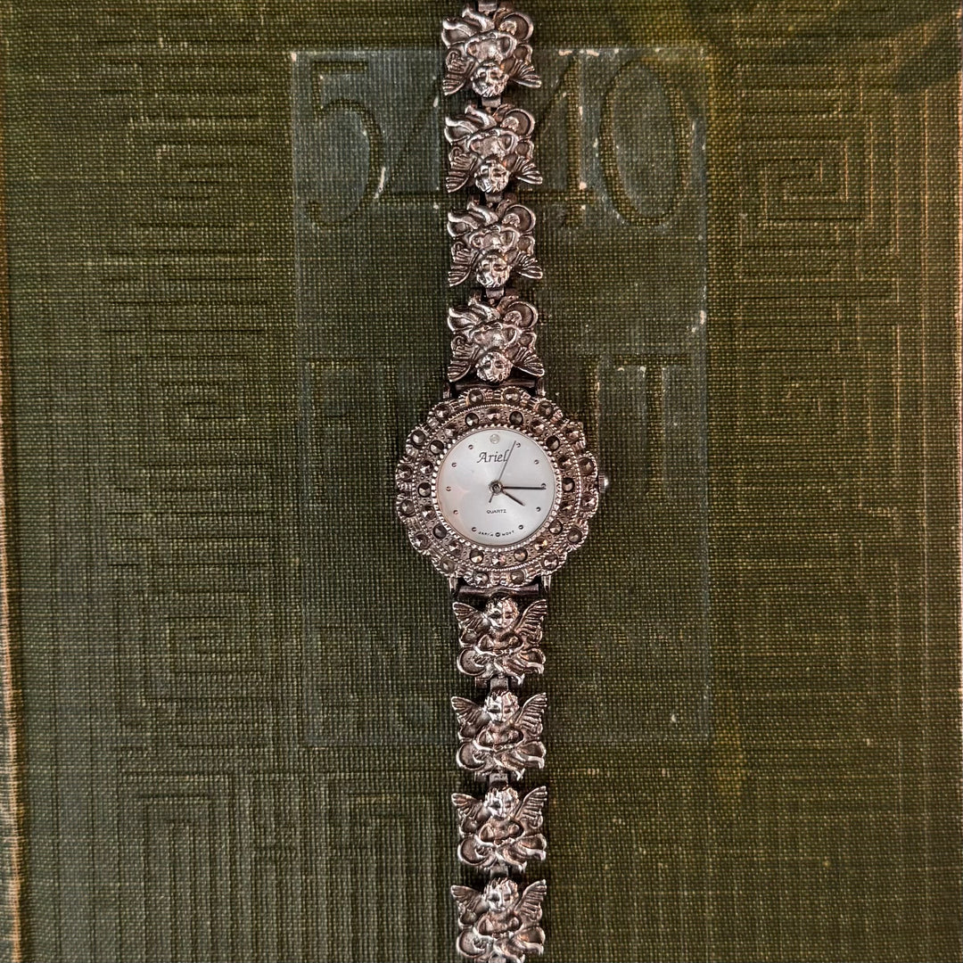 Silver Cherub Watch