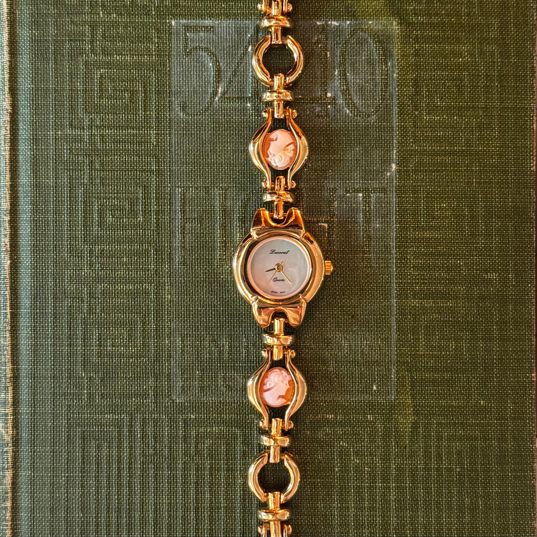 Gold Cameo Watch