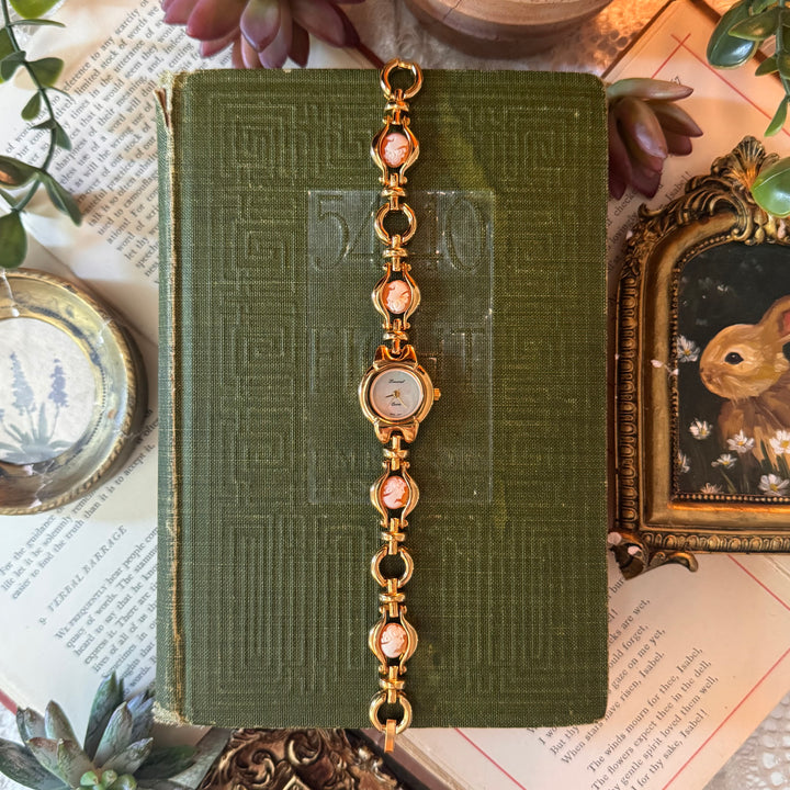 Gold Cameo Watch