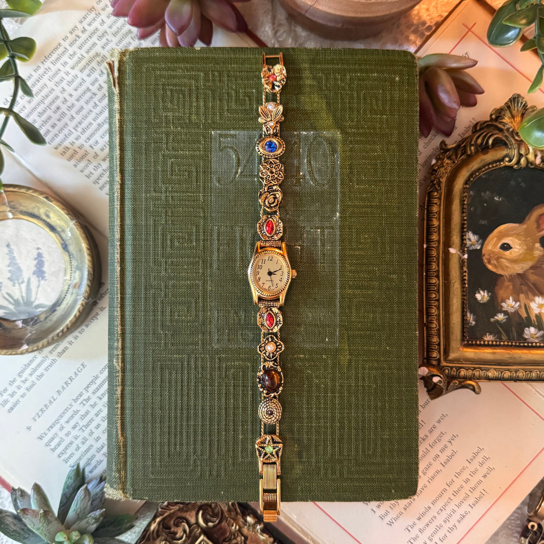 Gold Charm Watch