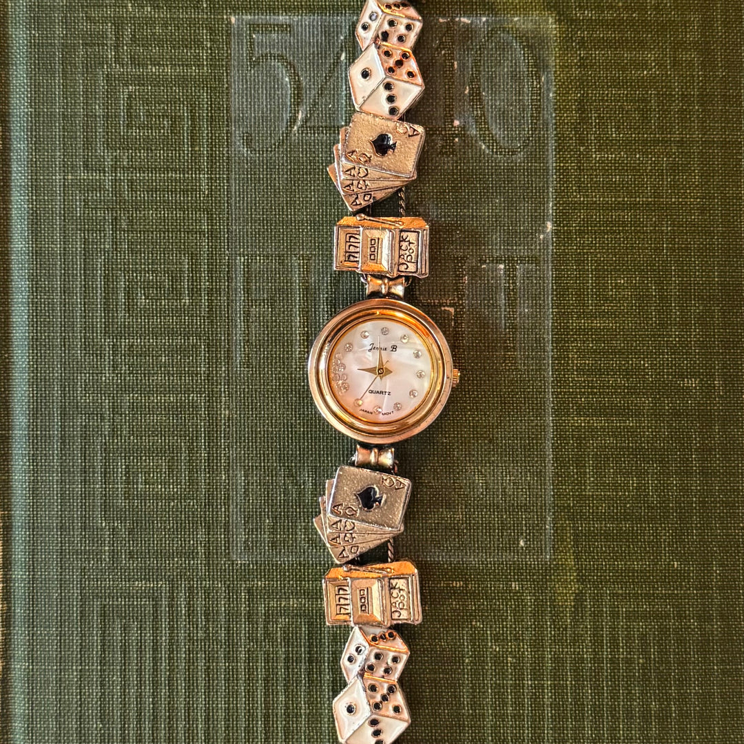 Gold Casino Charm Watch