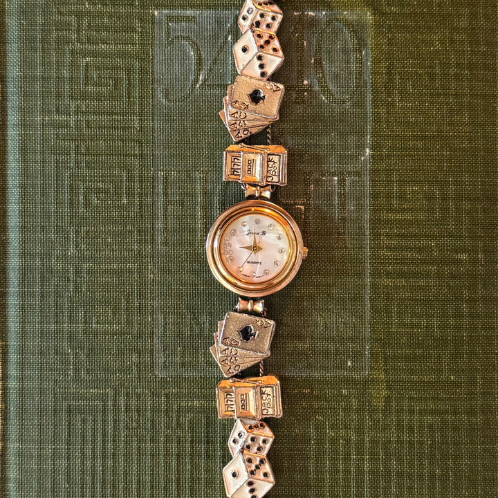Gold Casino Charm Watch