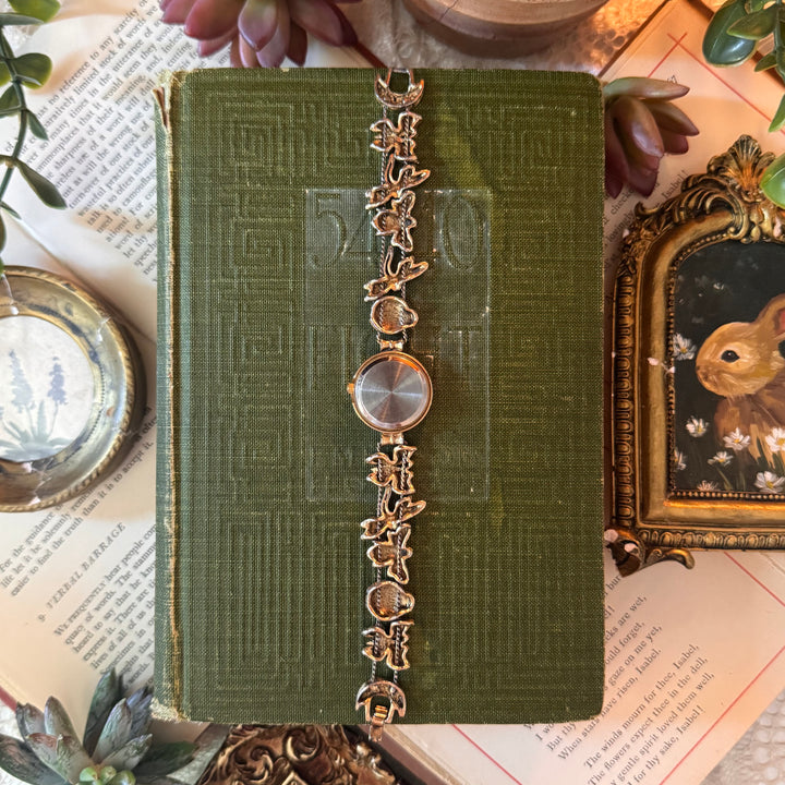 Gold Insect Charm Watch