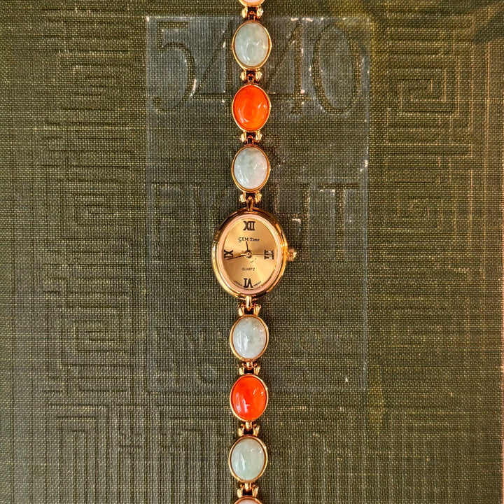 Gold Cabochon Watch