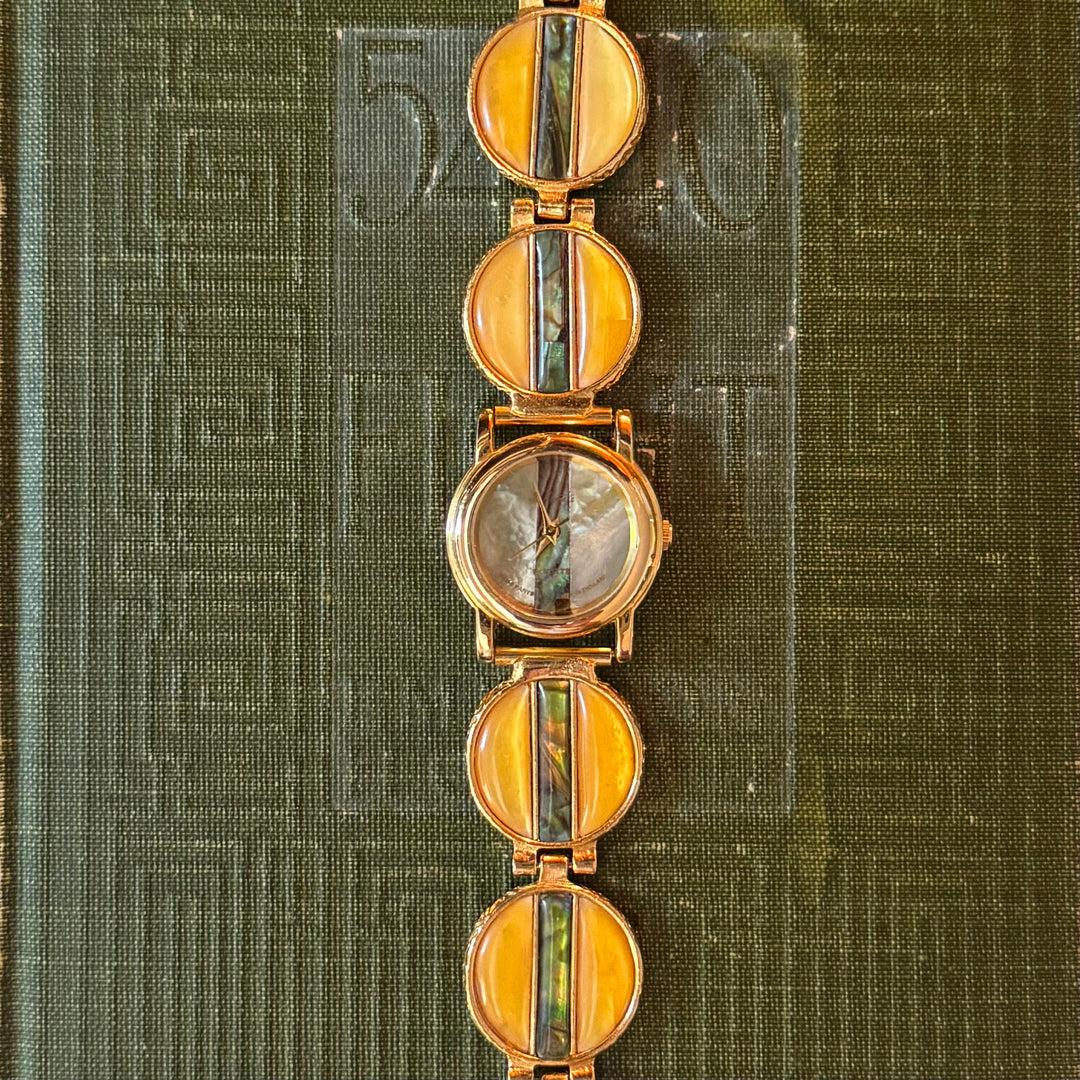 Gold Abalone Watch