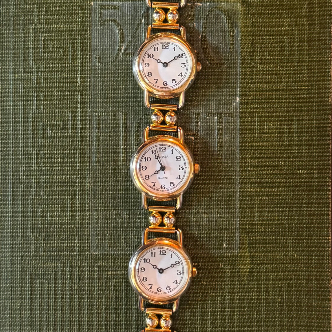 Gold Multi Face Watch