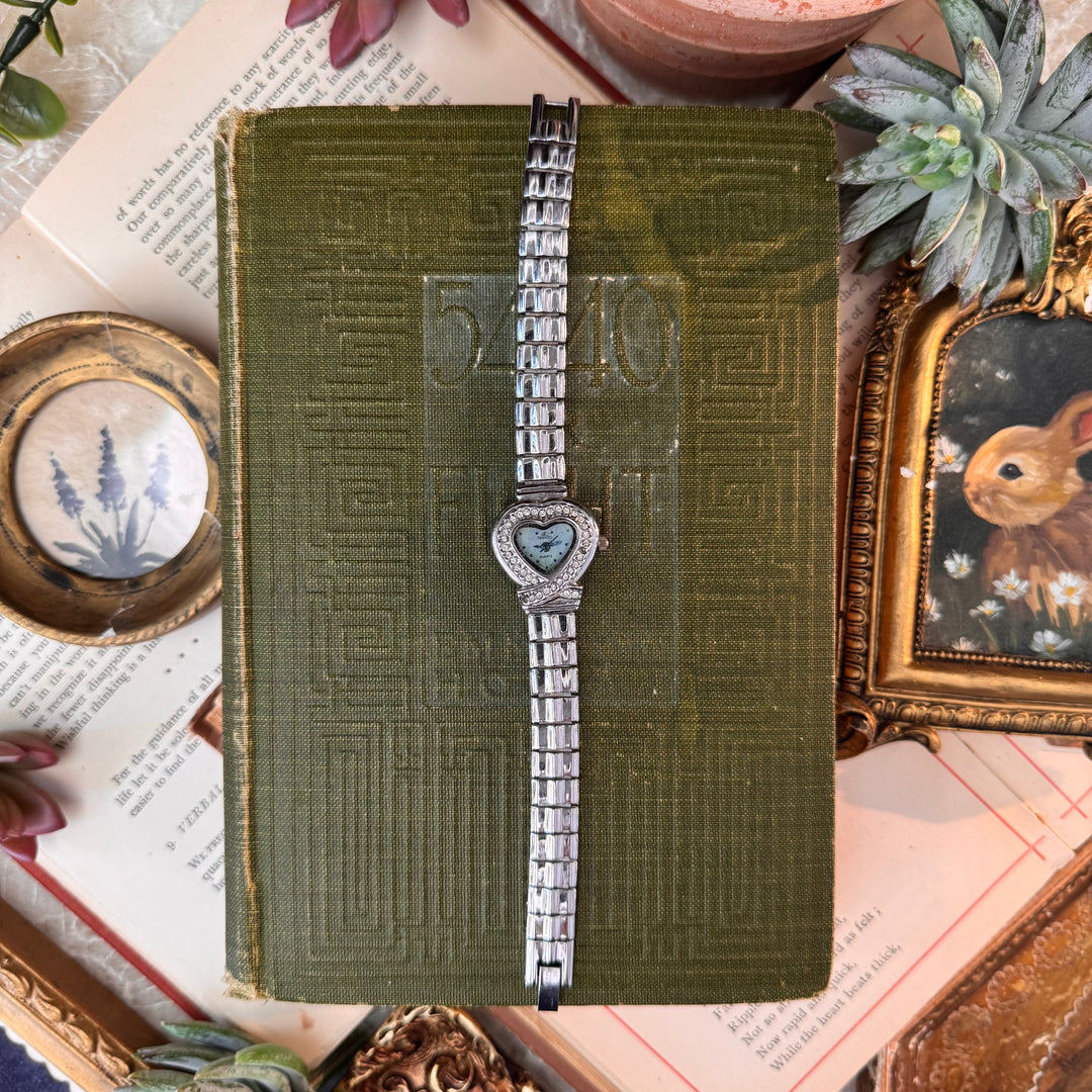 Silver Heart Watch