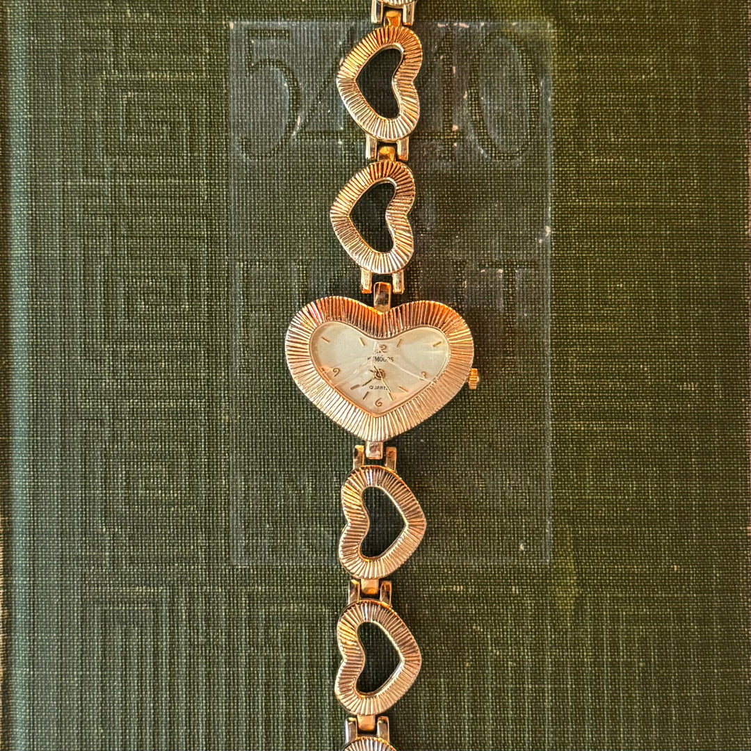 Gold Heart Watch