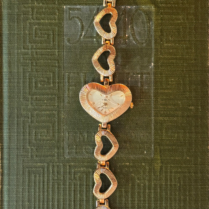 Gold Heart Watch