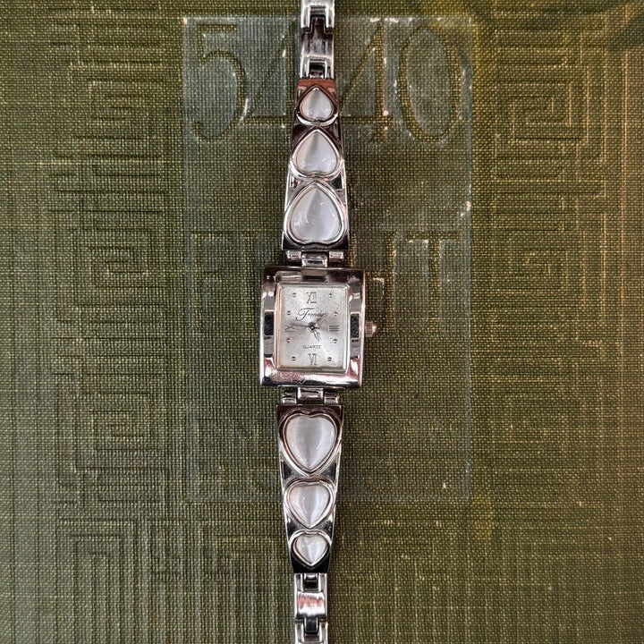 Silver Heart Watch