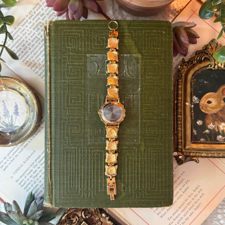 Gold Cherub Watch
