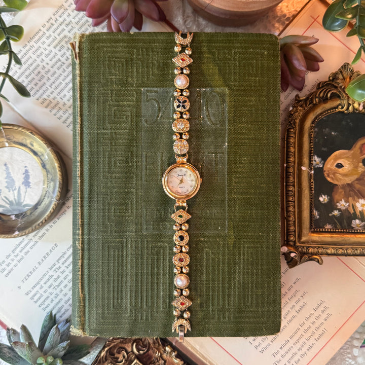 Gold Charm Watch