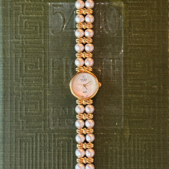 Gold Pearl Watch
