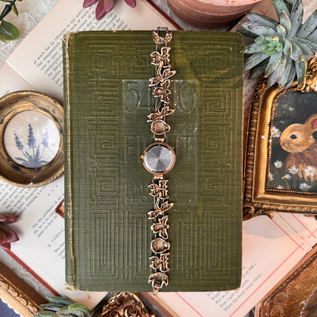 Gold Insect Charm Watch