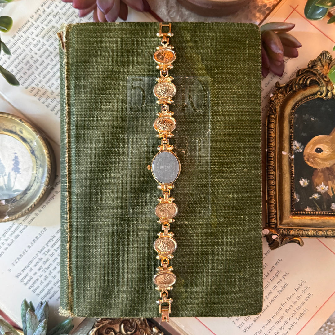Gold Pearl Watch
