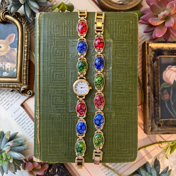 Gold Watch with Matching Bracelet
