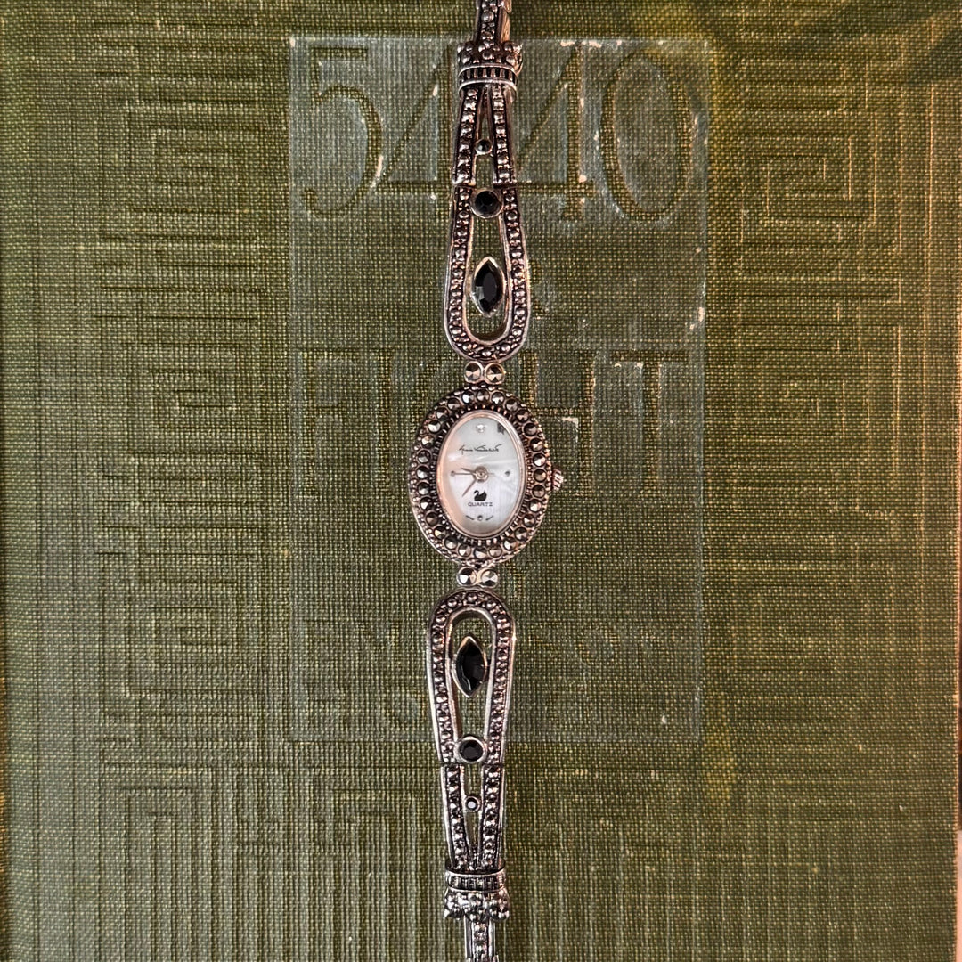 Silver Ornate Watch