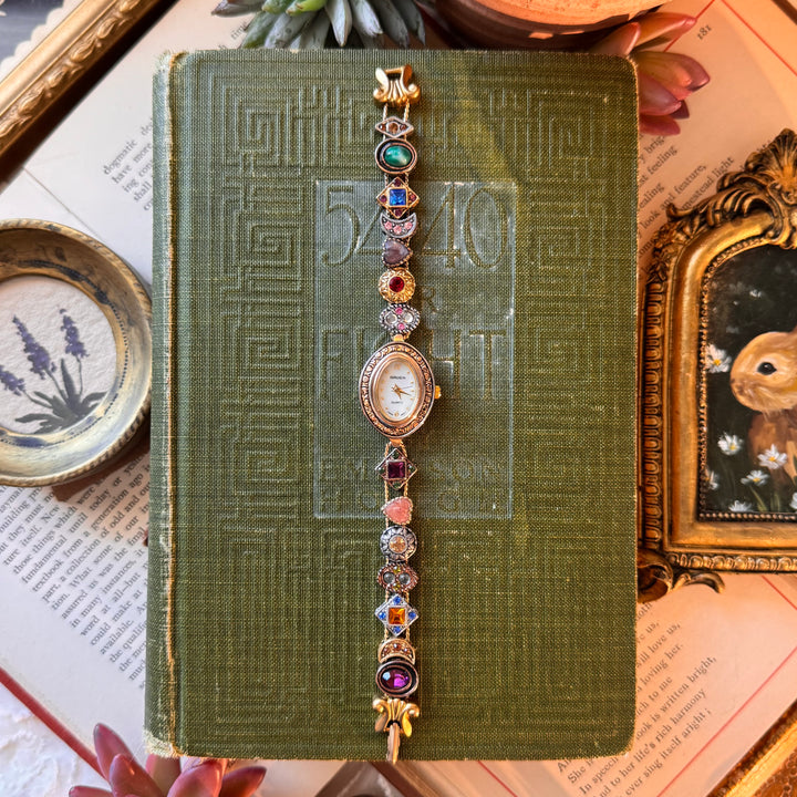 Repurposed Gold Charm Watch