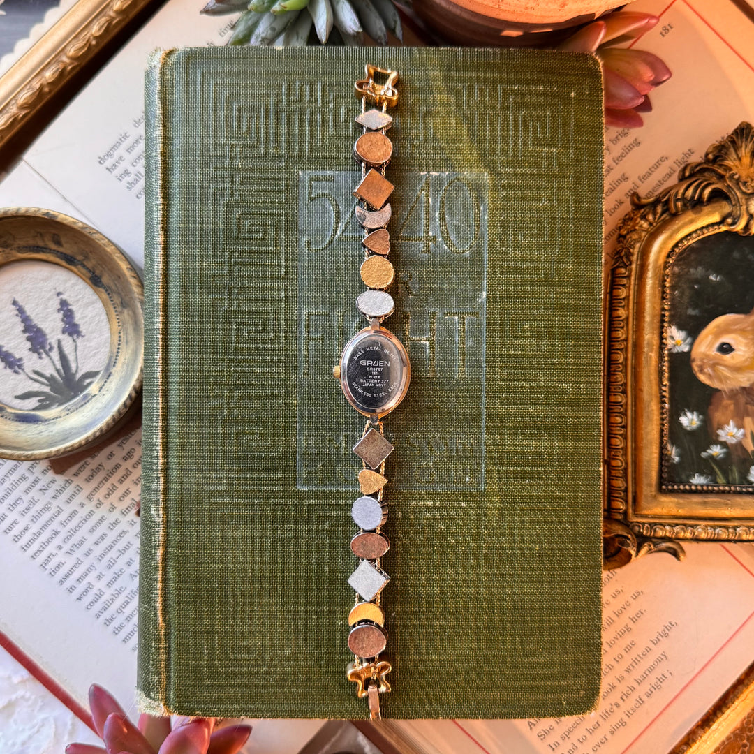 Repurposed Gold Charm Watch