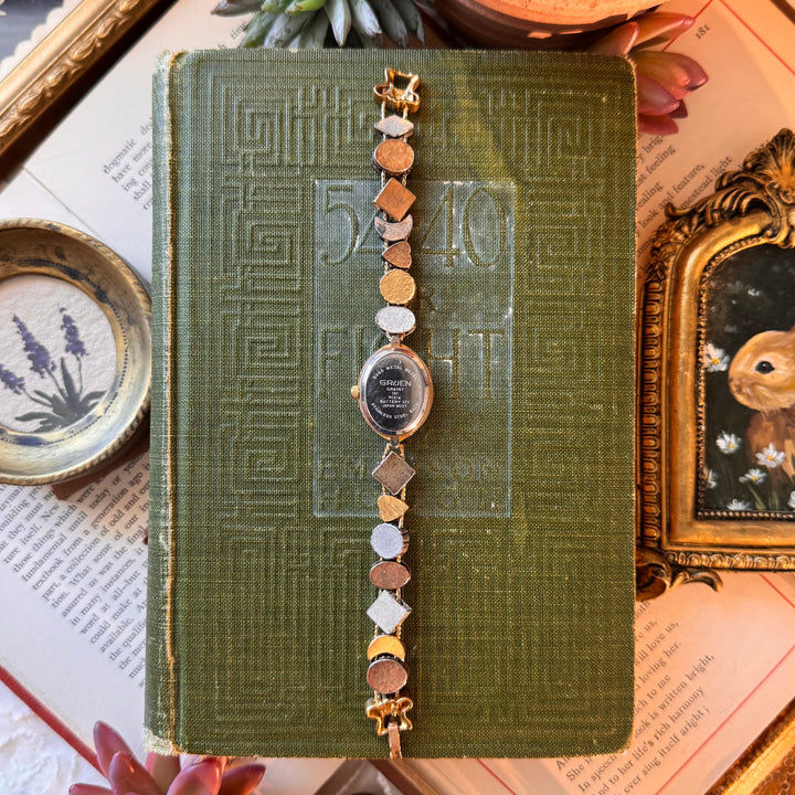 Repurposed Gold Charm Watch