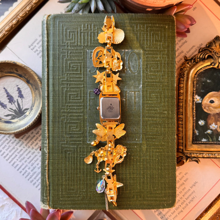 Extremely Rare Kirks Folly Cherub Charm Watch