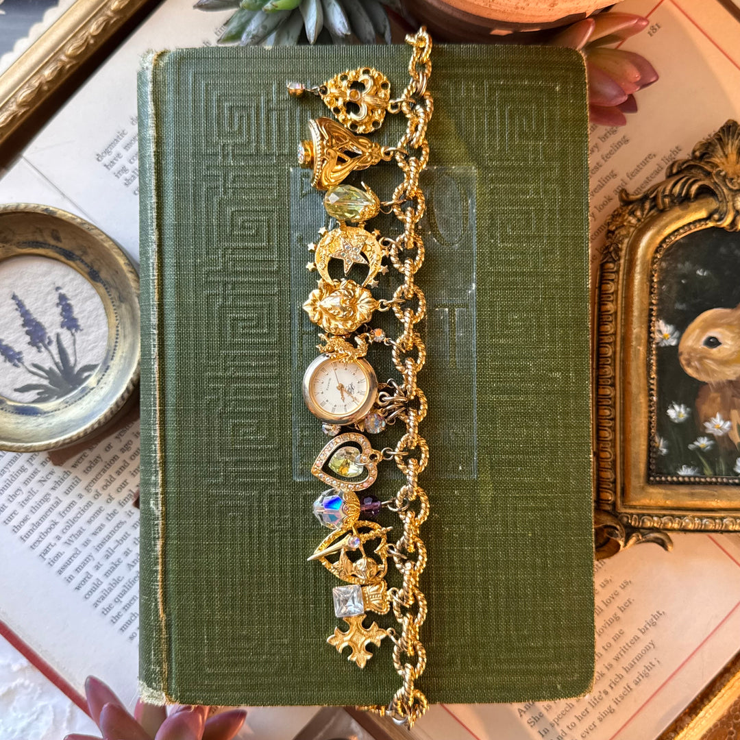 Gold Kirks Folly Charm Watch