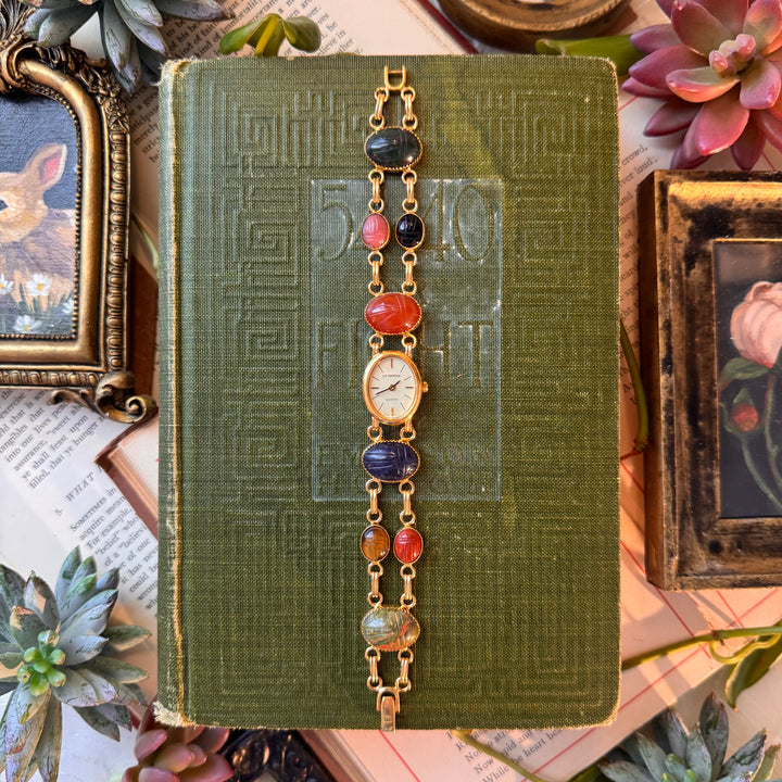 Gold Scarab Watch