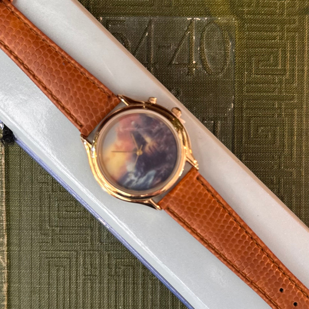 Gold Leather Watch