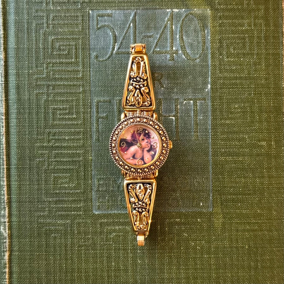 Gold Cherub Watch