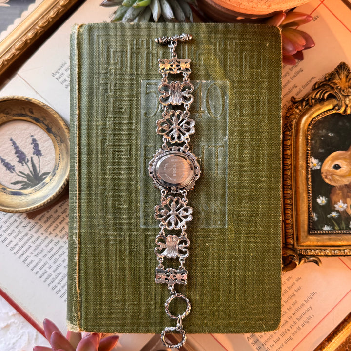 Silver Multicolored Watch