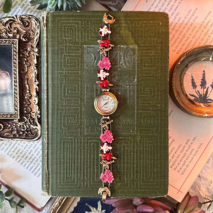 Rare Gold Valentine Charm Watch
