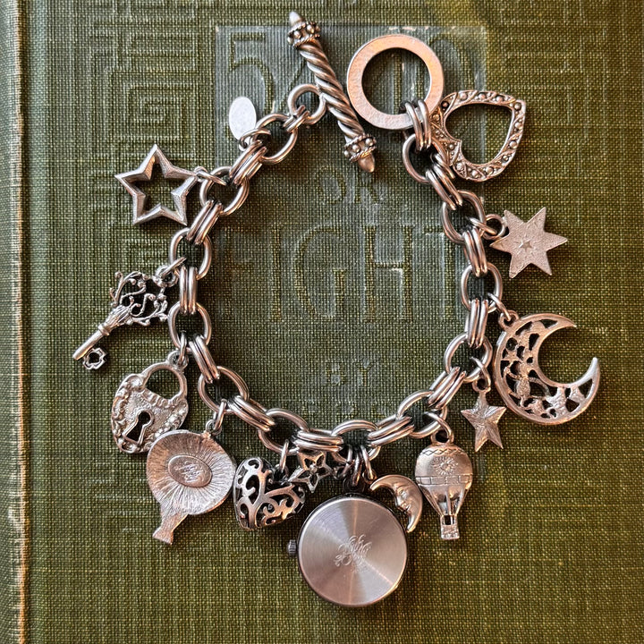 Silver Kirks Folly Charm Watch