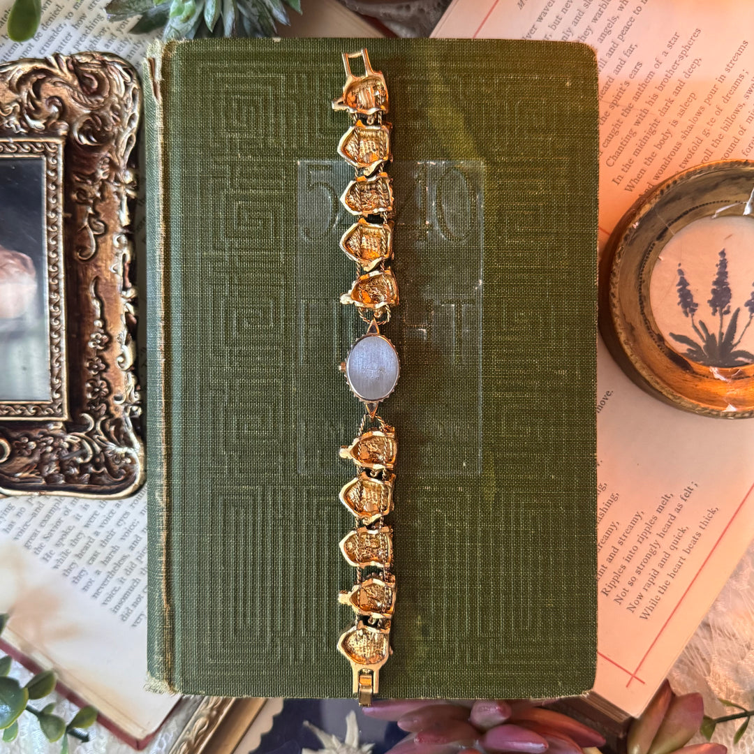 Repurposed Two Tone Bird House Charm Watch