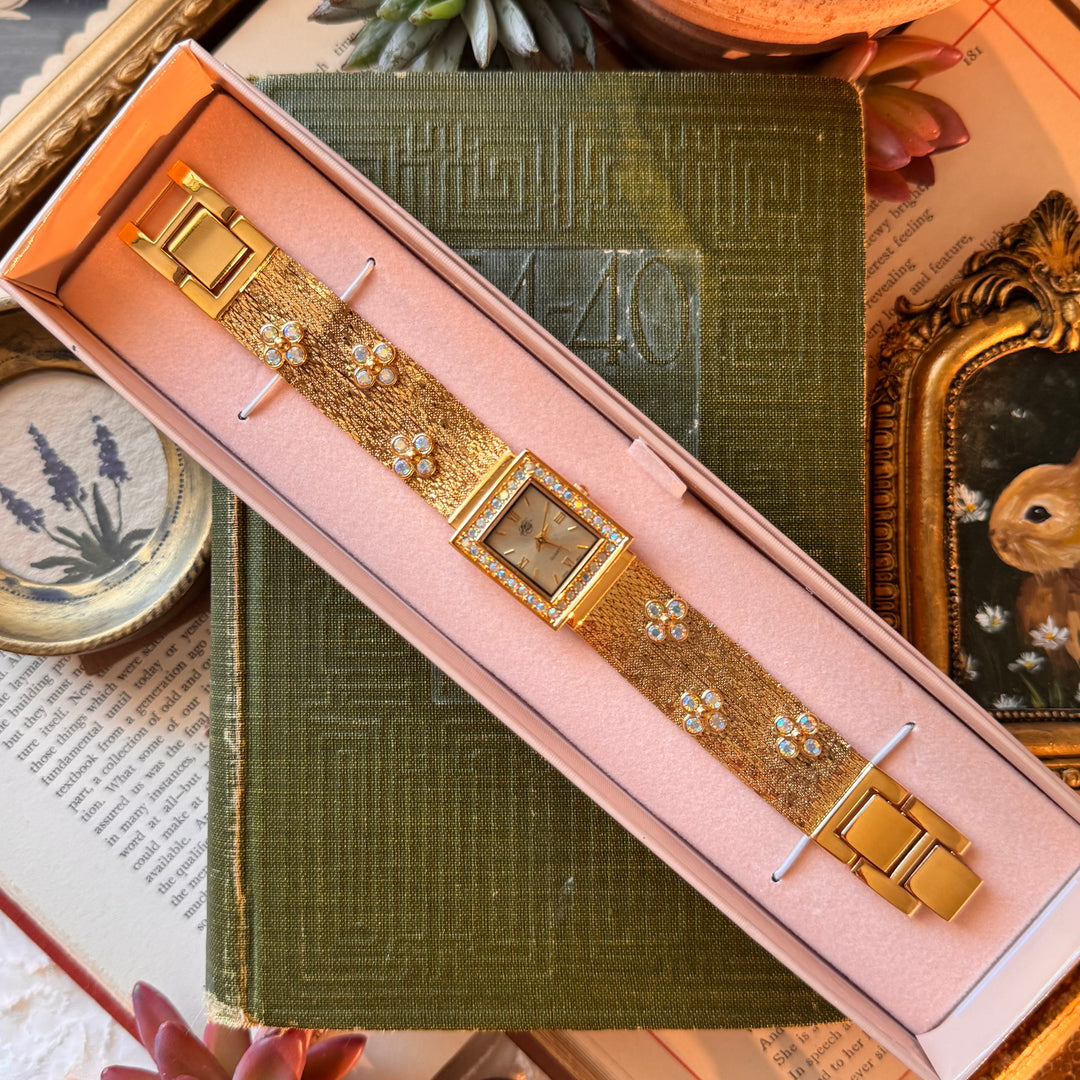 Gold Kirks Folly Flower Watch