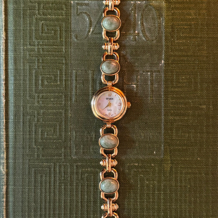 Gold Jade Watch