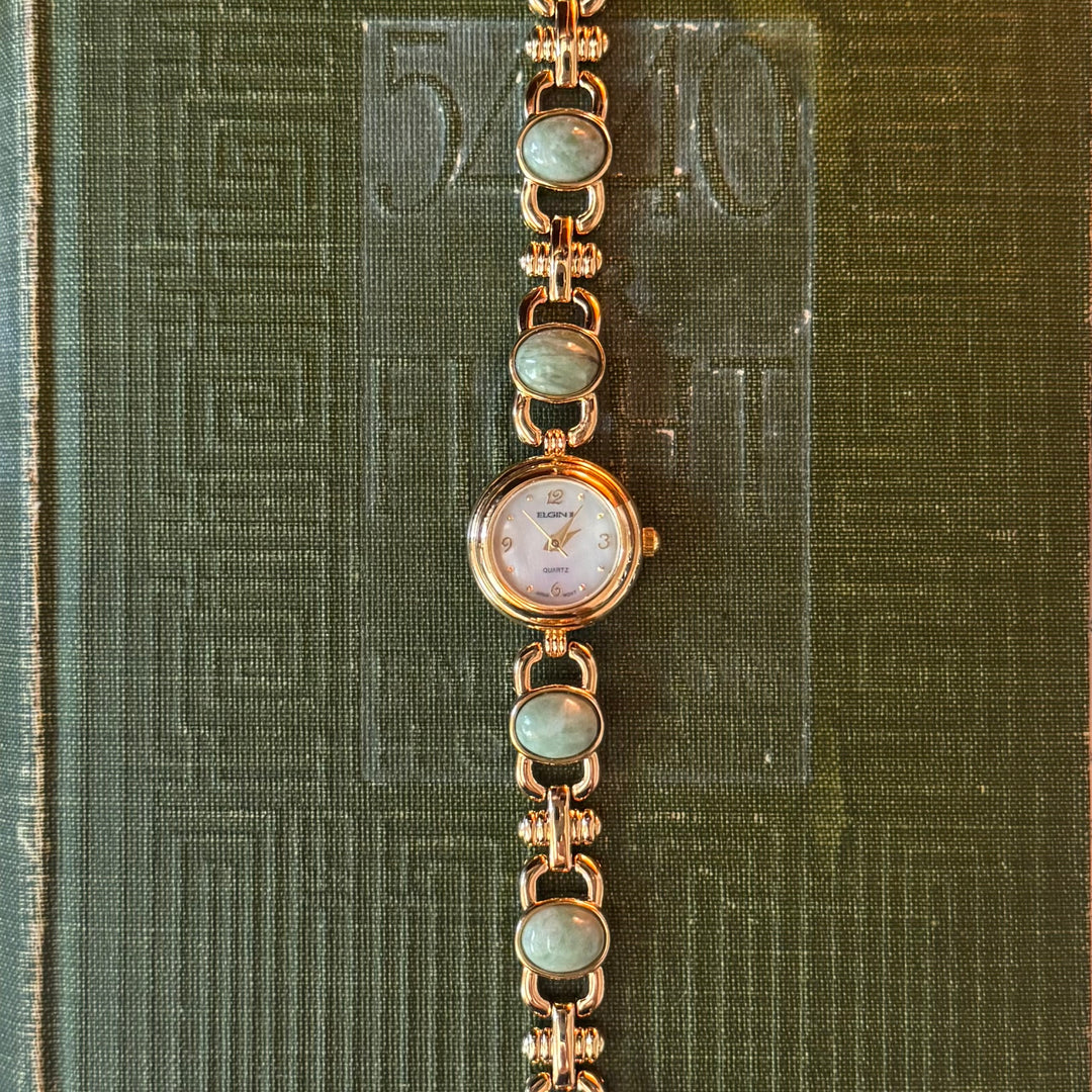 Gold Jade Watch