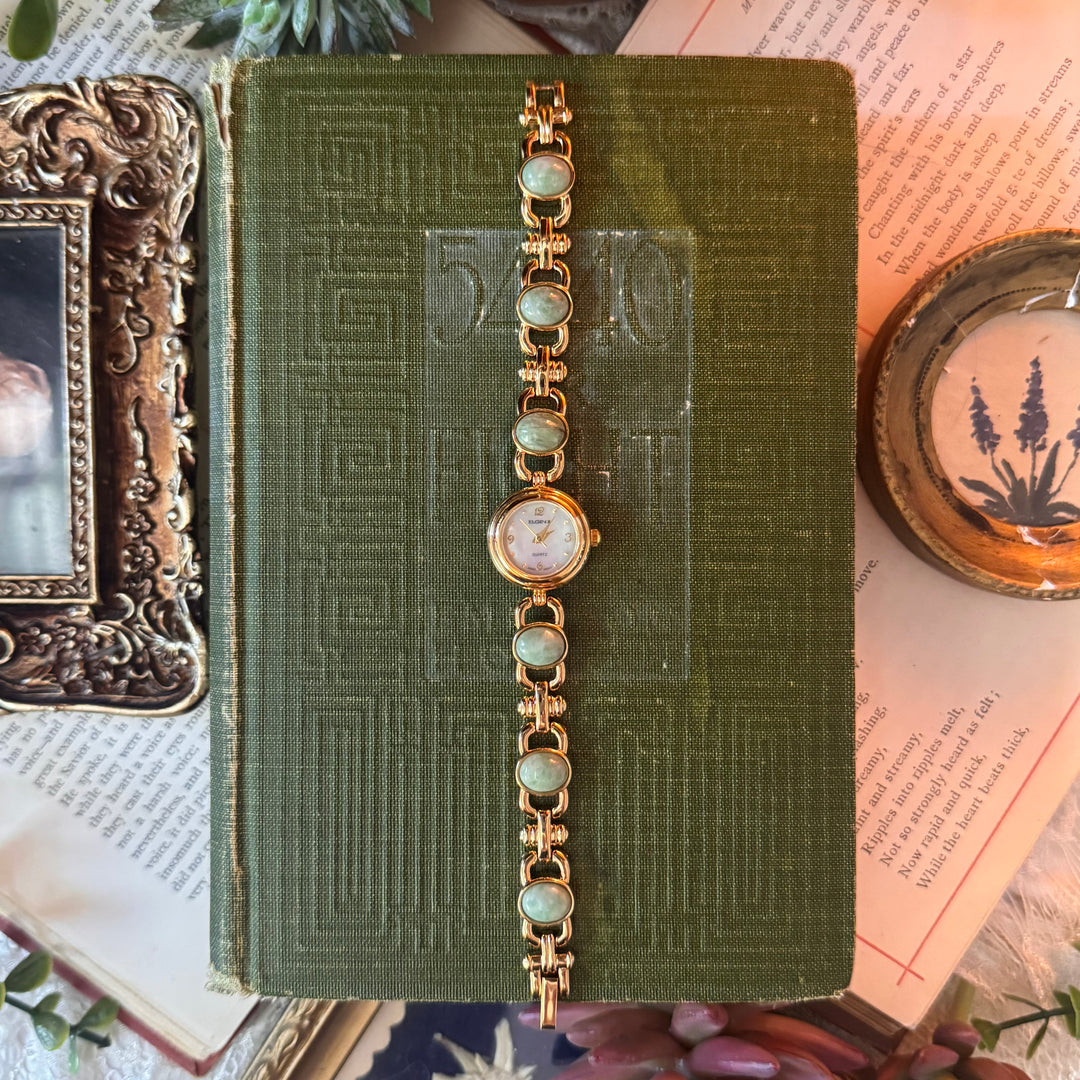 Gold Jade Watch