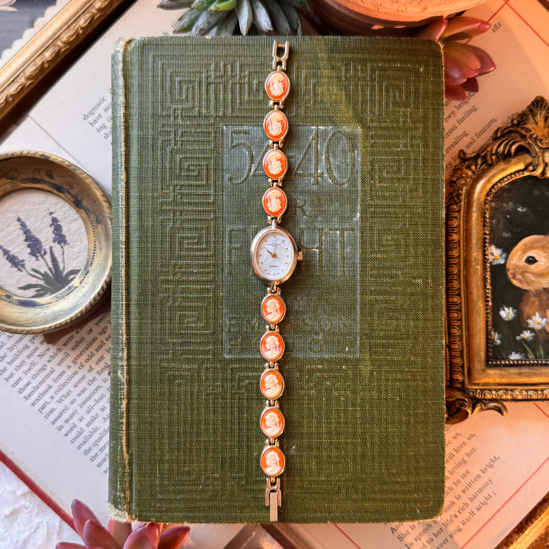 Gold Cameo Watch