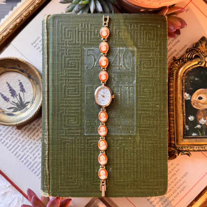 Gold Cameo Watch