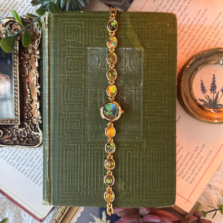 Gold Abalone Watch