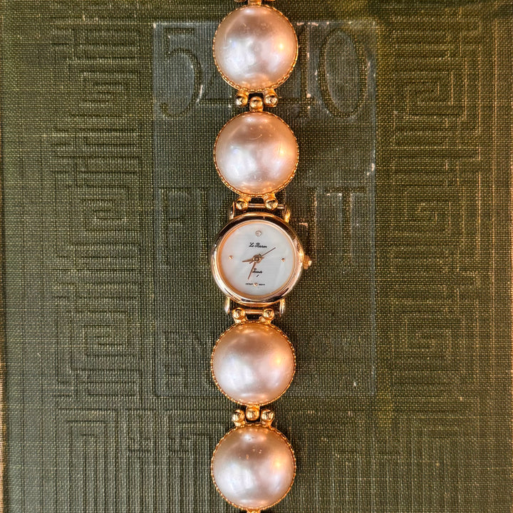 Gold Pearl Watch